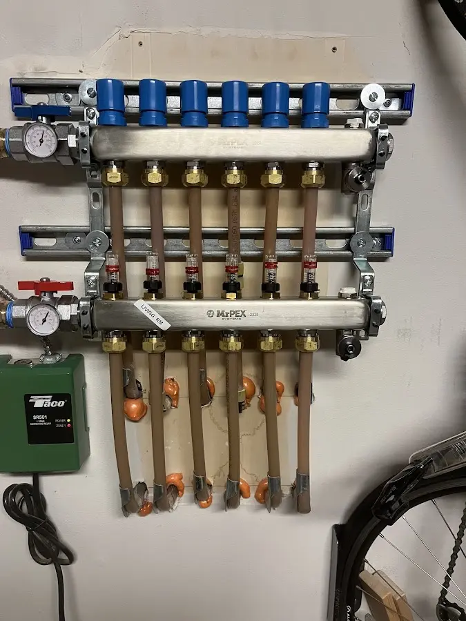 Plumber performing Leak Detection at a residential property in Surfside